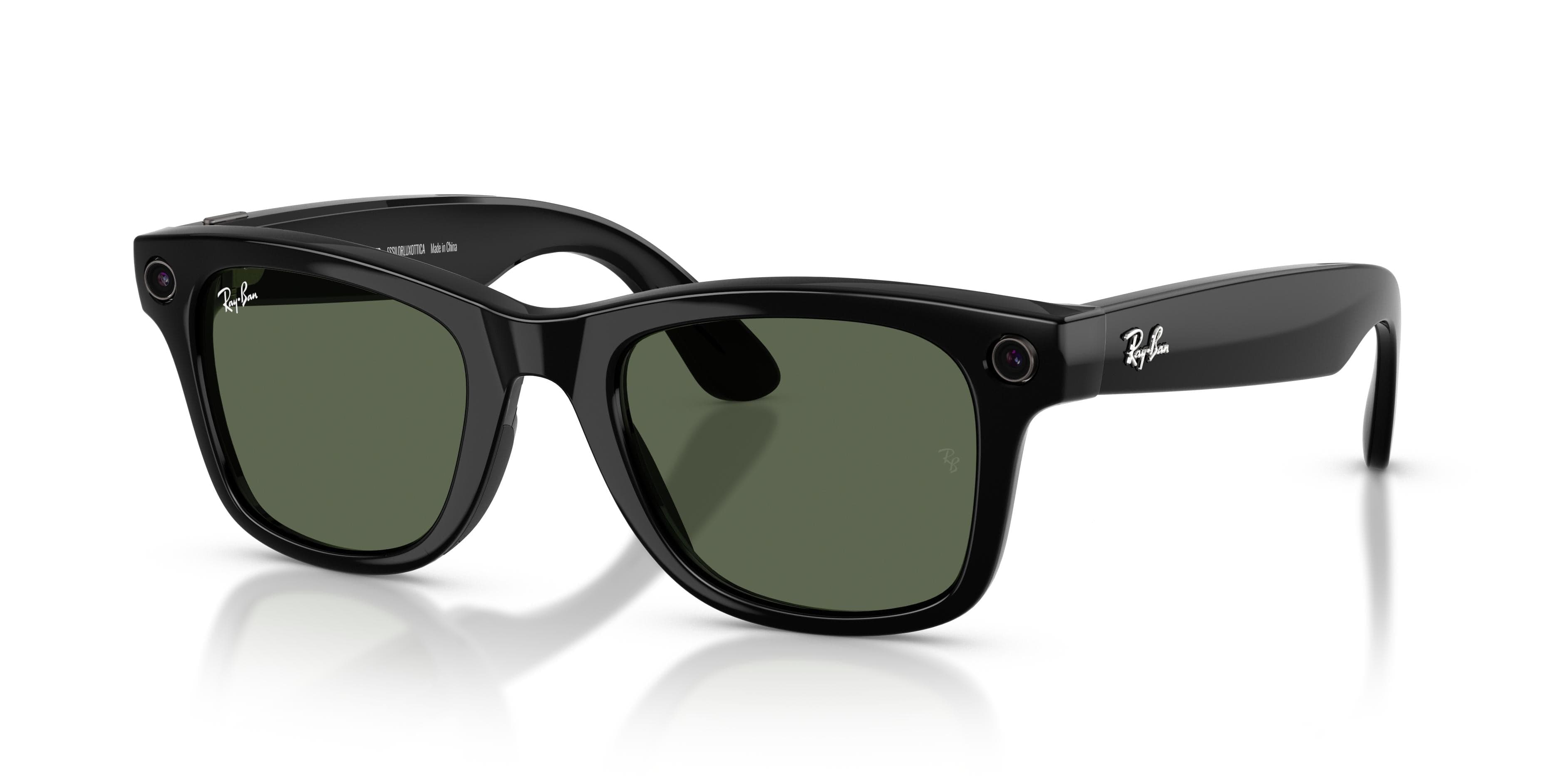 Wayfarer (Gen 2) — Shiny Black · lentes G-15 Green